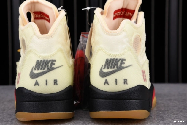 HYPE Retro 5 DH8565-100 Jordan OFF-WHITE Sail 0821